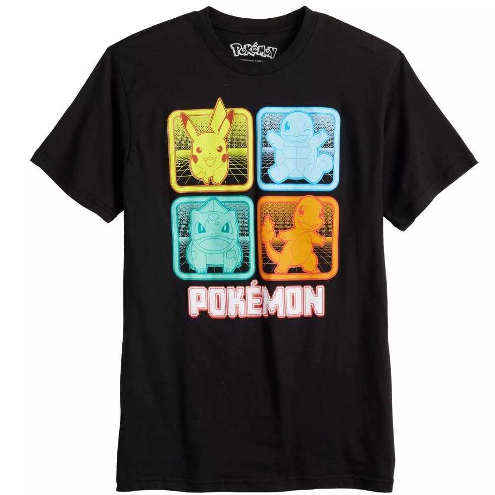Men's Nintendo Pokémon Starters Graphic Tee
